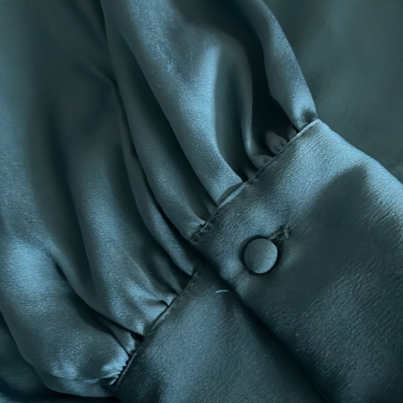 Satin Wrap Bodysuit - Picture 4 of 7